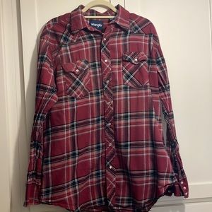Men’s Wrangler Flannel Shirt